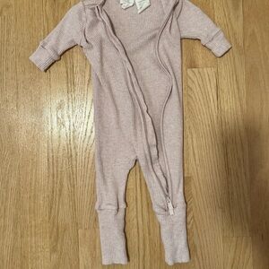 Jamie Kay Ribbed blush pink Girls Frankie One Piece